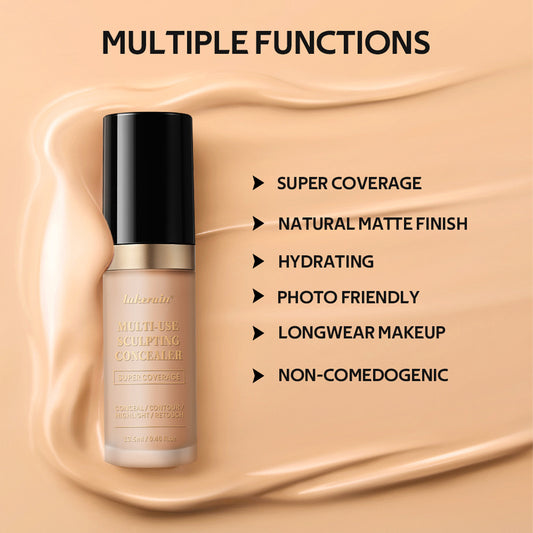 Moisturizing Concealer Honey Dark Circles Acne Spots Liquid Concealer