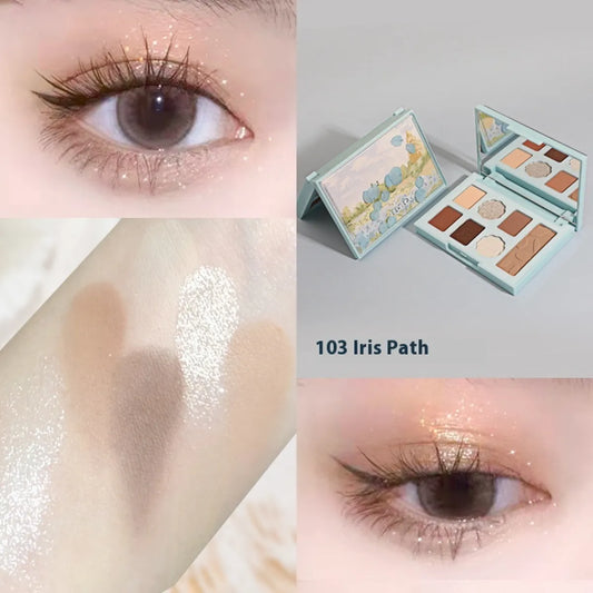 Blue Petals Matte Shimmer Eyeshadow