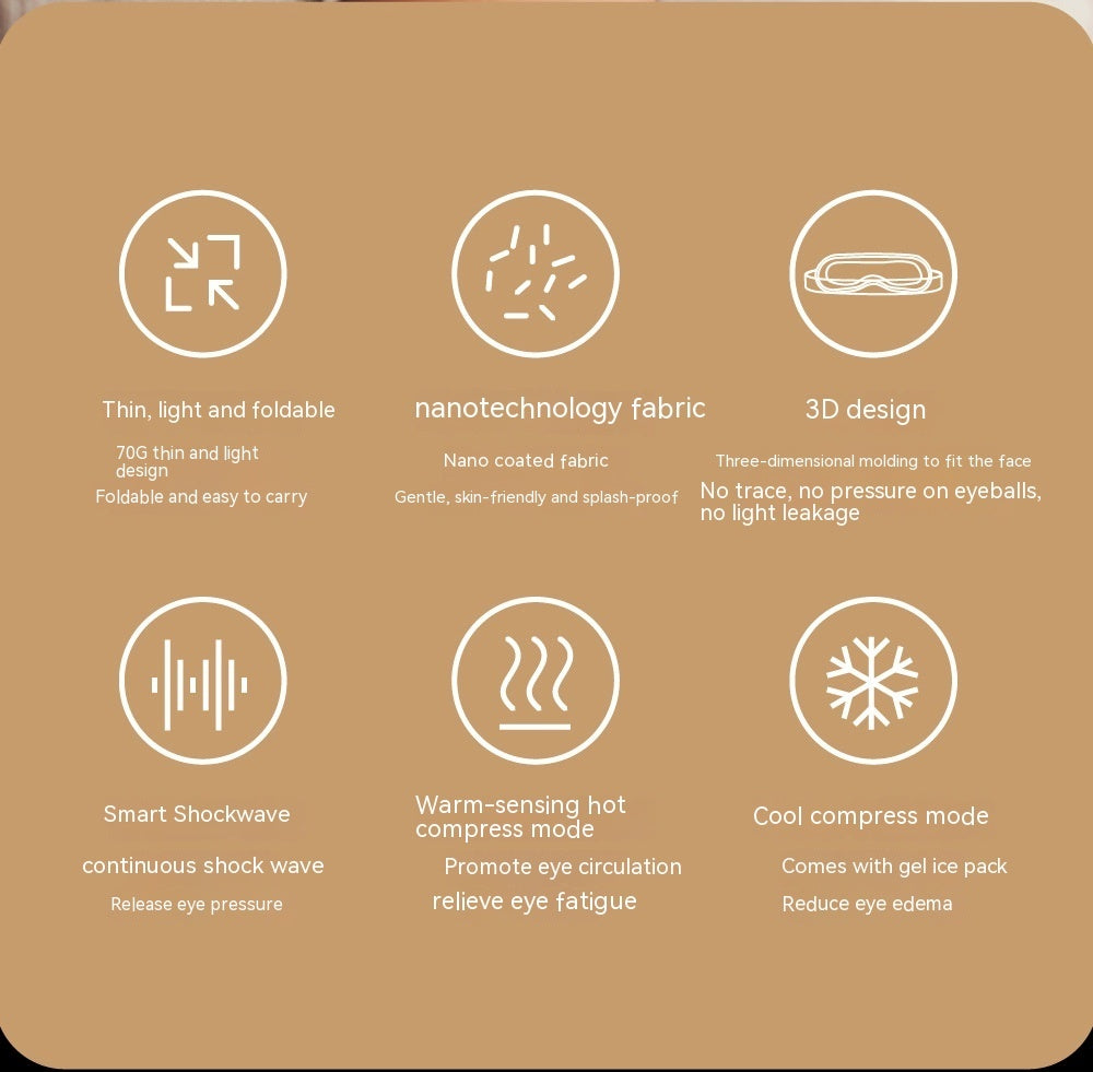 Lycra Fabric Saimei Mask Steam Eyeshade Shading Lunch Break Eye