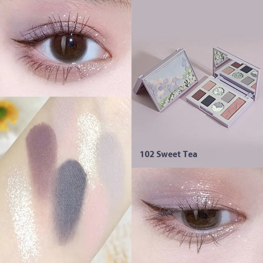 Blue Petals Matte Shimmer Eyeshadow