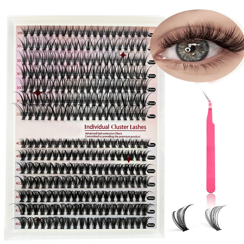DIY Cluster Lashes Mixed Package False Eyelashes